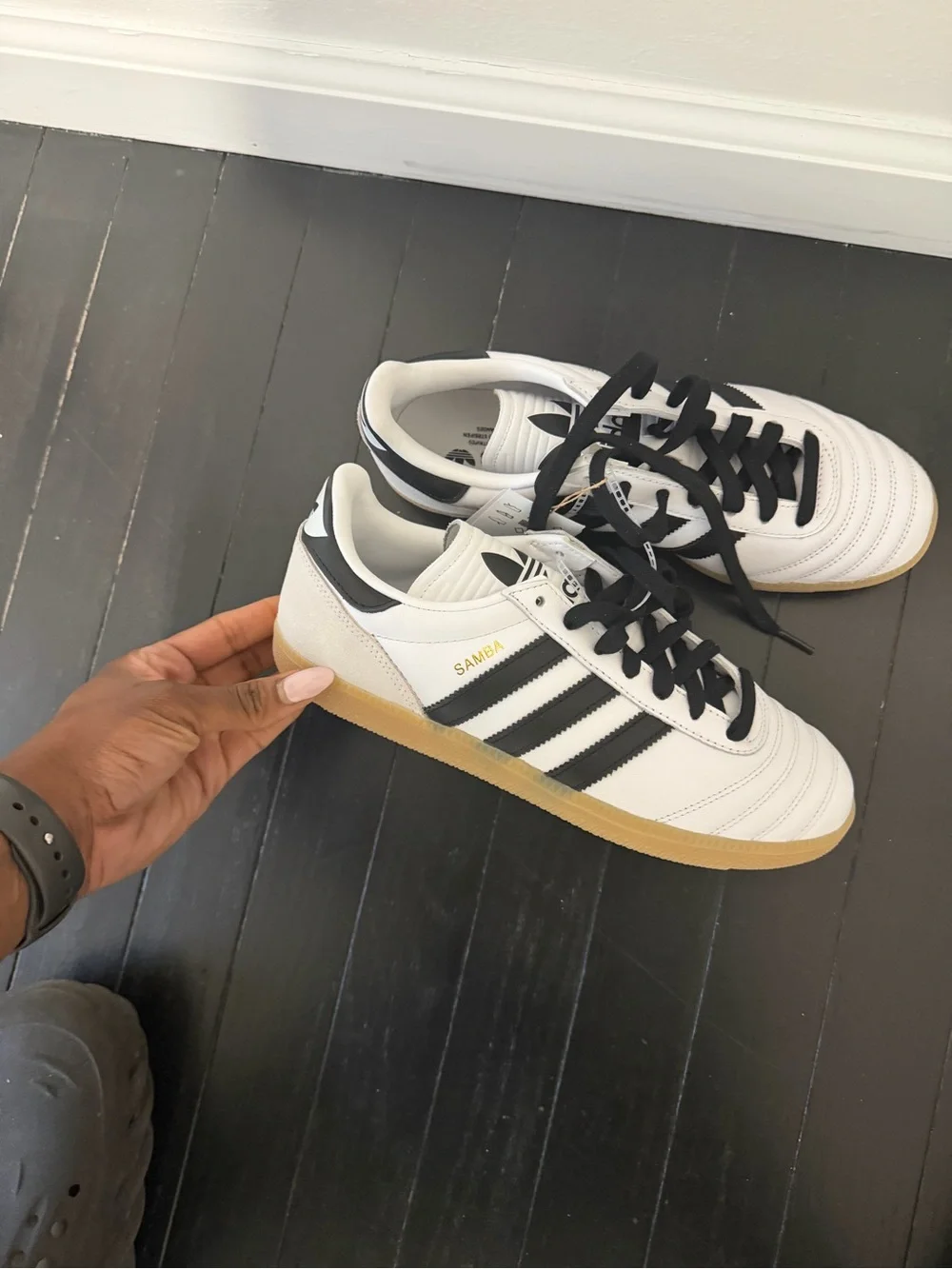 Adidas Samba White Black Gum